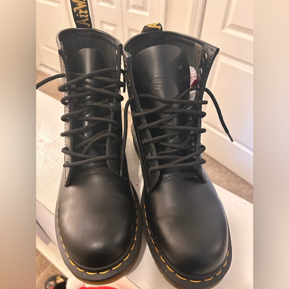 Gently used black Doc Martens